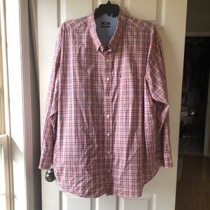 Men’s Izod button down shirt, 4X. Gently worn. No holes or stains.